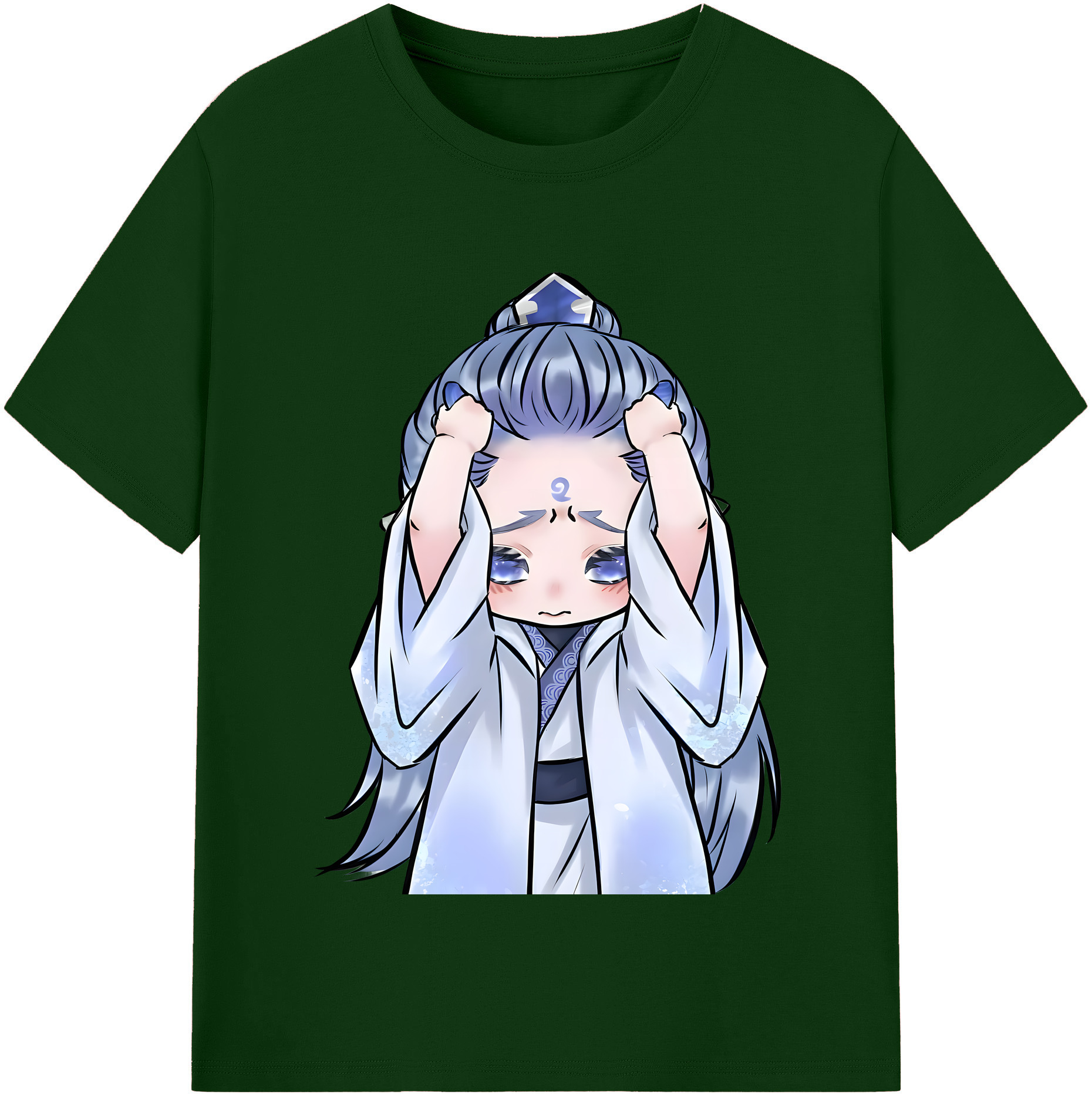 （画像用） Ne Zha 2 ナタ 魔童の大暴れ 綿100％半袖Tシャツ（フロントプリント）